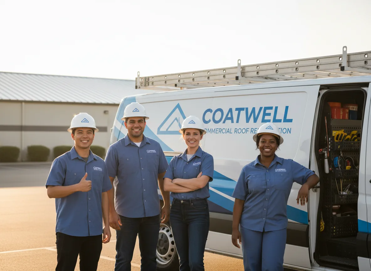 Commercial roof coating company in Water View, VA